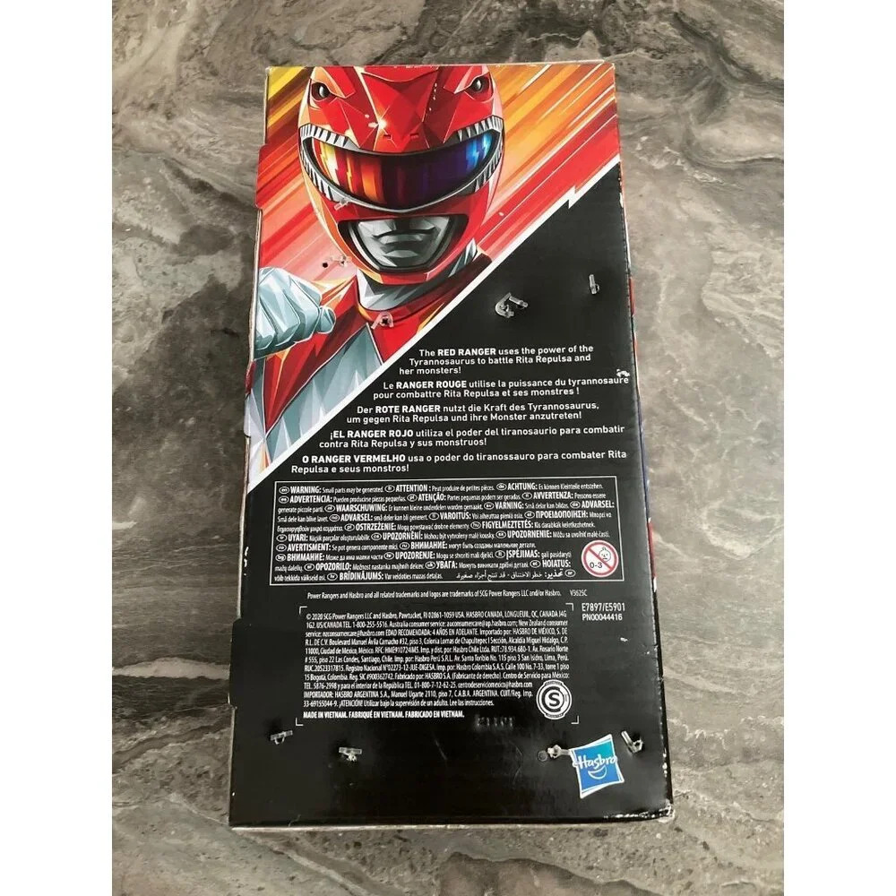 Néw sealed mighty Morphin Power Rangers Red Ranger 9” Figure - Picture 2 of 2